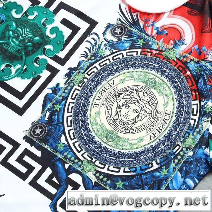 2019年夏の一押しファッションアイテム ヴェルサーチ VERSACE Tシャツ/半袖 3色可選