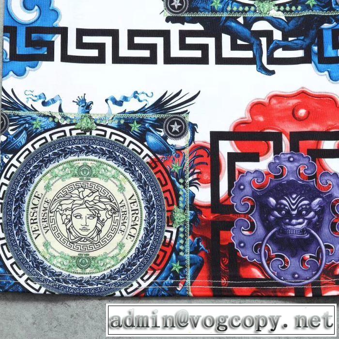 2019年夏の一押しファッションアイテム ヴェルサーチ VERSACE Tシャツ/半袖 3色可選