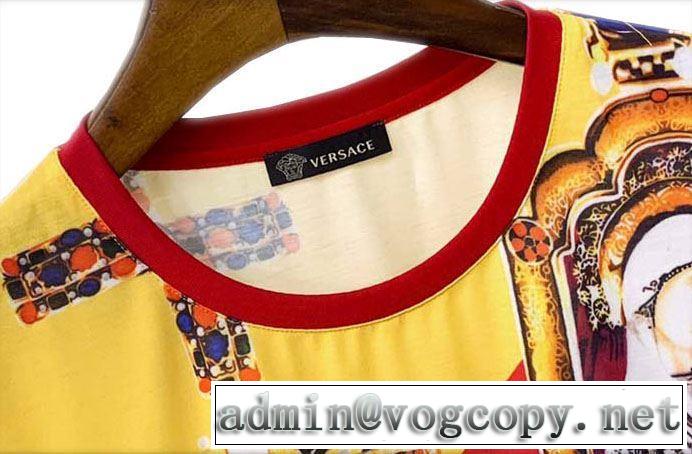 人気上昇中 ヴェルサーチ2019限定 男性に人気 VERSACE Tシャツ/半袖  海外セレブは大人気
