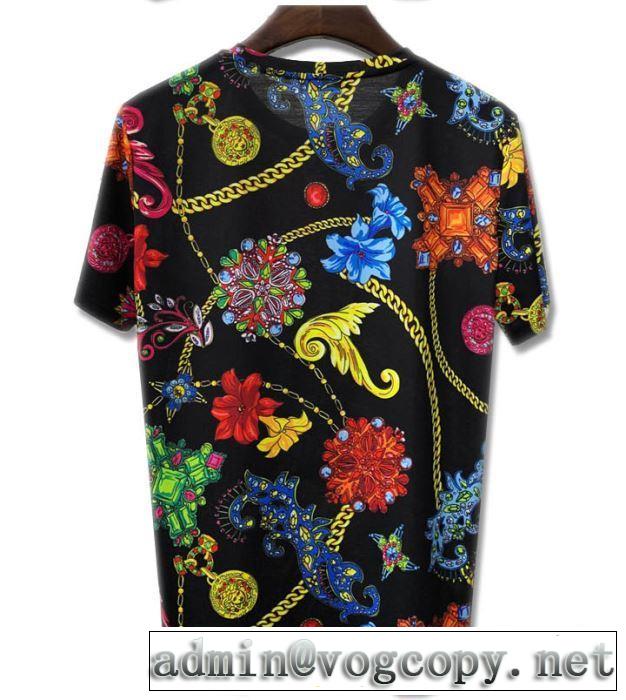個性派さん ヴェルサーチ VERSACE 大注目日本未入荷 Tシャツ/半袖 2019年夏の一押しファッションアイテム