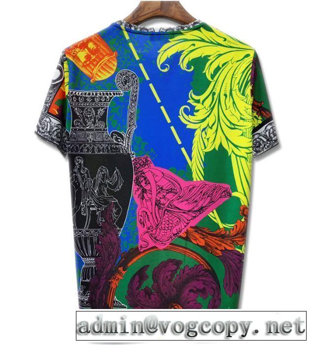 大人の色味 ヴェルサーチ夏のコーデにぴったり VERSACE Tシャツ/半袖 2019限定 男性に人気