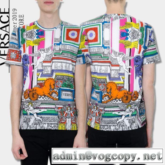 【2019春夏】最新コレクション ヴェルサーチ VERSACEすごく稀少カラー  Tシャツ/半袖