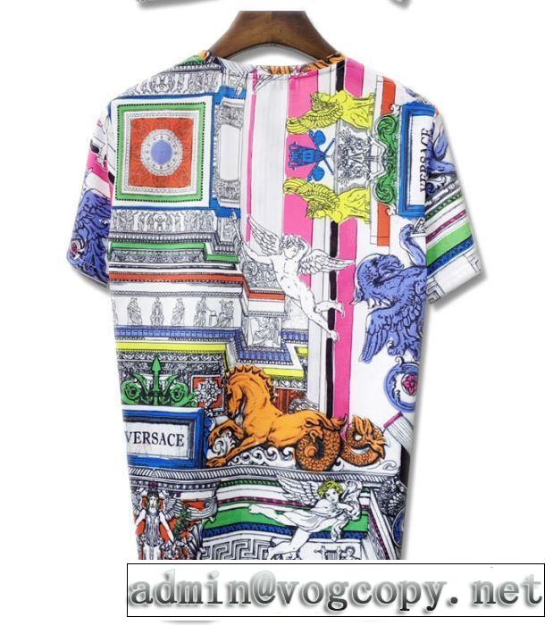 【2019春夏】最新コレクション ヴェルサーチ VERSACEすごく稀少カラー  Tシャツ/半袖