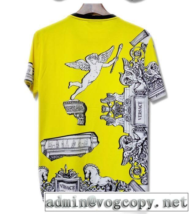 お洒落スタイル VERSACE Tシャツ/半袖  人気商品 2019春夏の大注目トレンド ヴェルサーチ