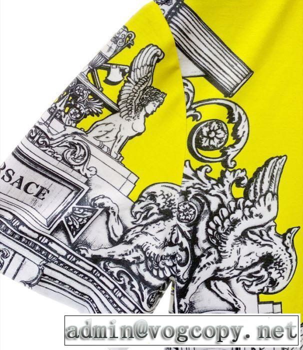 お洒落スタイル VERSACE Tシャツ/半袖  人気商品 2019春夏の大注目トレンド ヴェルサーチ
