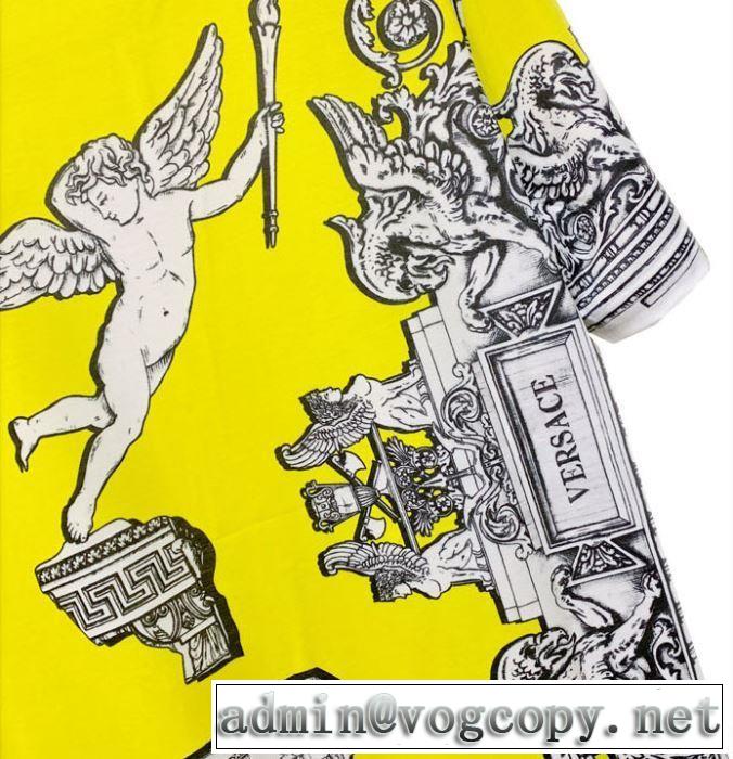 お洒落スタイル VERSACE Tシャツ/半袖  人気商品 2019春夏の大注目トレンド ヴェルサーチ