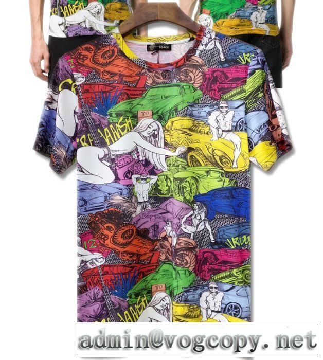 最新で完売確実 ヴェルサーチ 特に夏は人気アイテム VERSACE Tシャツ/半袖 2019年春夏シーズンの人気