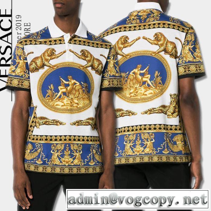 2019年春夏シーズンの人気 ヴェルサーチ 今流行りの最新コレクション VERSACE Tシャツ/半袖