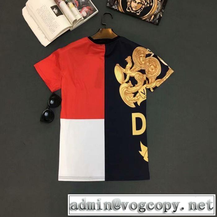 手持ち在庫あり海外セレブ愛用 ヴェルサーチ 最新で完売確実 VERSACE Tシャツ/半袖 2019限定 男性に人気