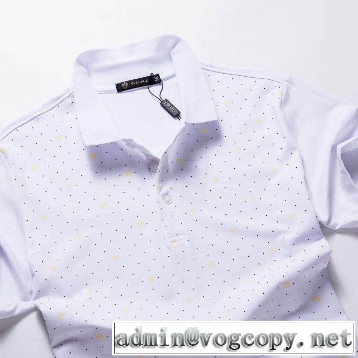 2019年夏の一押しファッションアイテム ヴェルサー チVERSACE 最近のトレンドアイテム Tシャツ/半袖   3色可選
