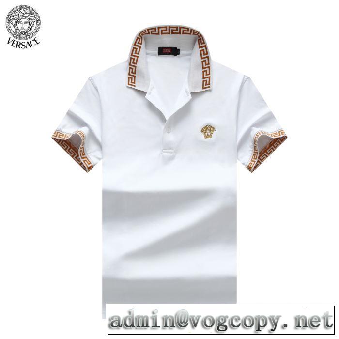 ヴェルサーチVERSACE  毎年トレンドアイテムが出る 4色可選  Tシャツ/半袖  2019春夏人気トレンドアイテム