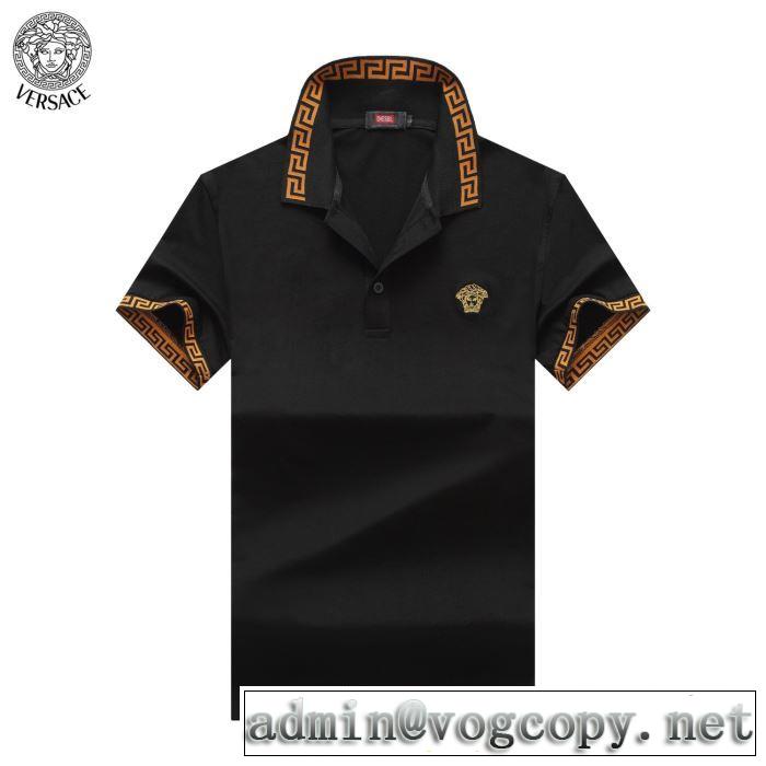 ヴェルサーチVERSACE  毎年トレンドアイテムが出る 4色可選  Tシャツ/半袖  2019春夏人気トレンドアイテム