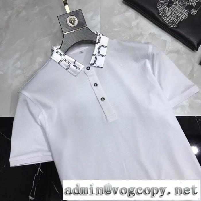 2019SS ヴェルサーチVERSACE夏らしい季節感  Tシャツ/半袖 オススメしたい最新注目ファション  3色可選