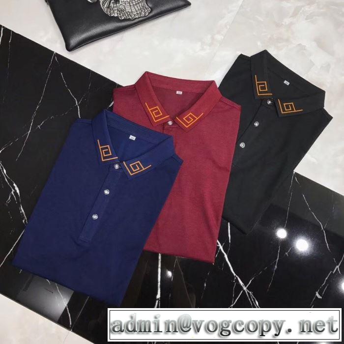 ぜひ今年のトレンドをチェック Tシャツ/半袖   3色可選  ヴェルサーチ2019春夏人気トレンドアイテム VERSACE