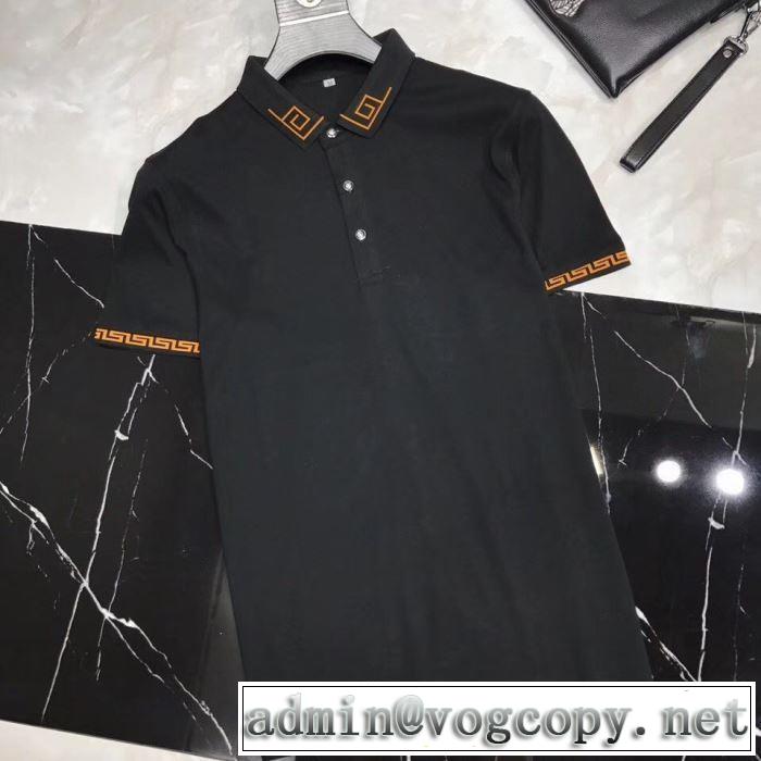 ぜひ今年のトレンドをチェック Tシャツ/半袖   3色可選  ヴェルサーチ2019春夏人気トレンドアイテム VERSACE