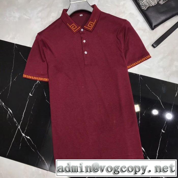 ぜひ今年のトレンドをチェック Tシャツ/半袖   3色可選  ヴェルサーチ2019春夏人気トレンドアイテム VERSACE