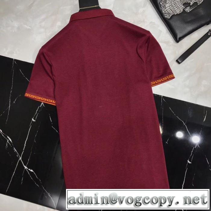 ぜひ今年のトレンドをチェック Tシャツ/半袖   3色可選  ヴェルサーチ2019春夏人気トレンドアイテム VERSACE