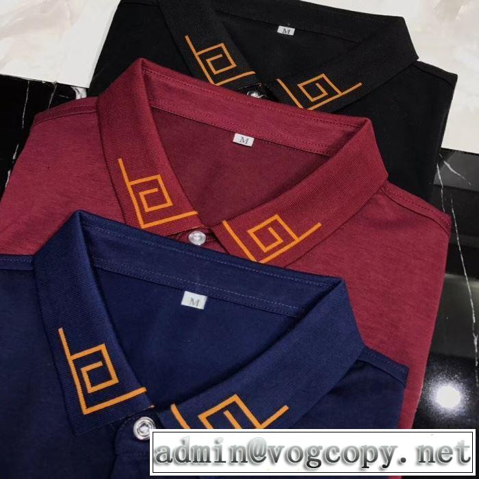 ぜひ今年のトレンドをチェック Tシャツ/半袖   3色可選  ヴェルサーチ2019春夏人気トレンドアイテム VERSACE