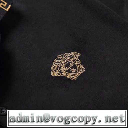 3色可選  ヴェルサーチVERSACE 主張性もカジュアルさ Tシャツ/半袖  《2019年》今、注目のストリート