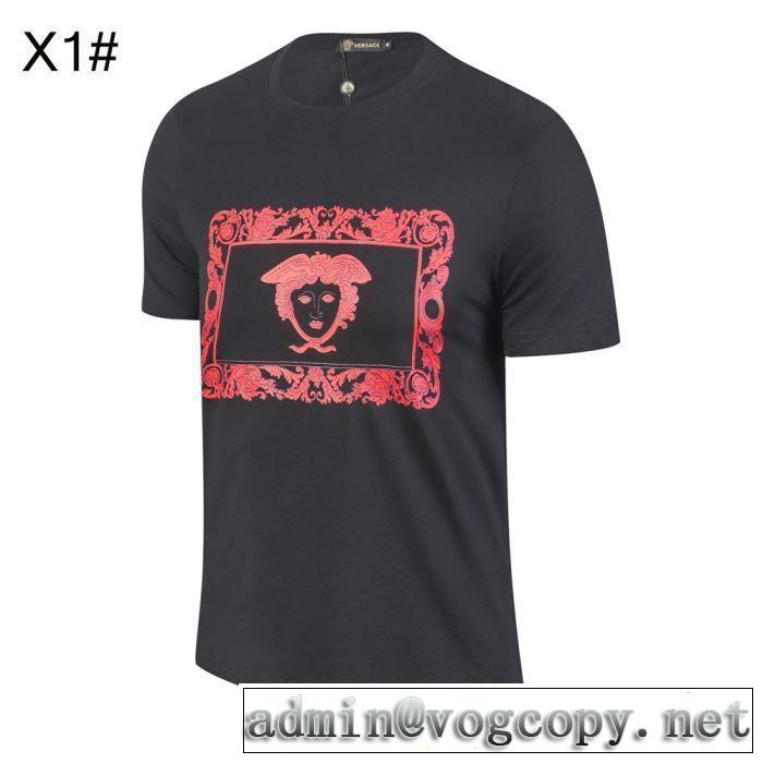 ヴェルサーチ  今季は特に注目ファションVERSACE  Tシャツ/半袖   3色可選  2019春夏は人気定番