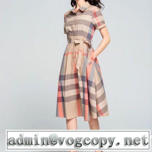 オススメしたい最新注目ファション バーバリー BURBERRY ワンピース 2色可選 2019春夏トレンドアイテム