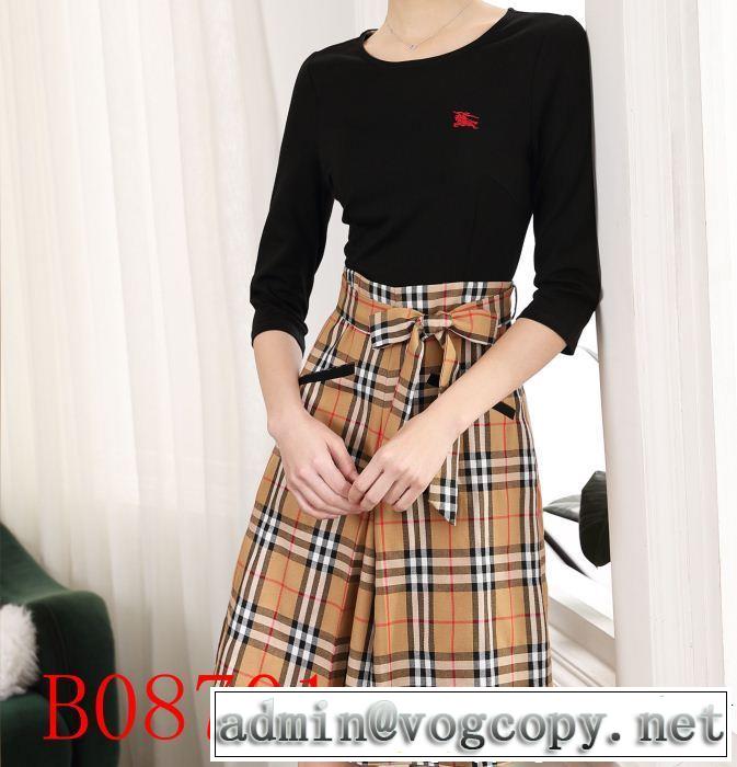 2019年春夏のトレンドアイテム ぐっと鮮度がアップ サラサラの着心地 バーバリー BURBERRY ワンピース