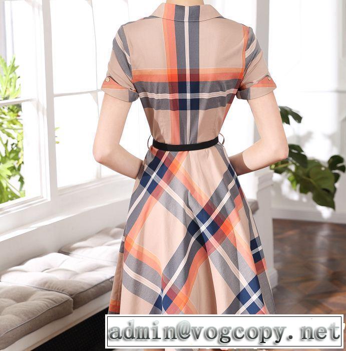 ワンピース 3色可選 2019夏色っぽさ シンプルながら切れ味のいい スタイルを綺麗に バーバリー BURBERRY