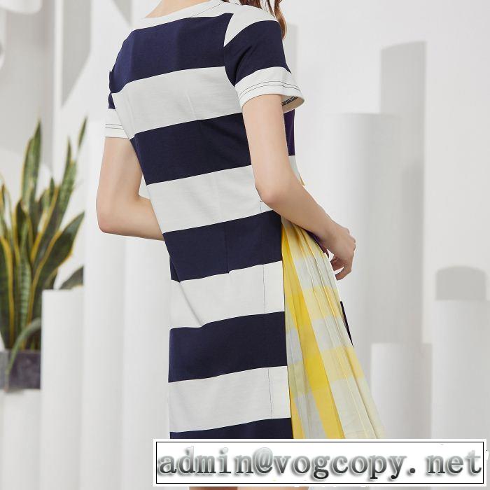 2色可選 【2019春夏】最新コレクション トップスをインするスタイル バーバリー BURBERRY ワンピース