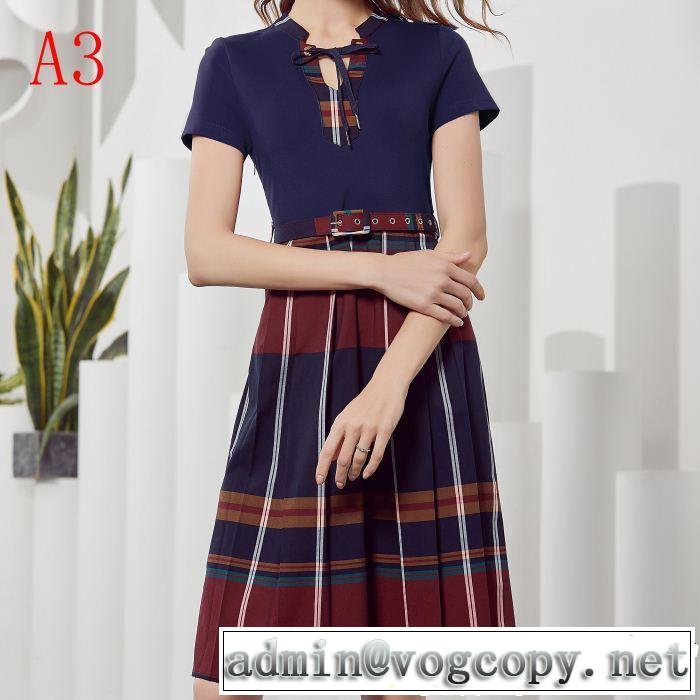 トレンドアイテムとして継続 バーバリー BURBERRY ワンピース 3色可選 2019SSのトレンド商品