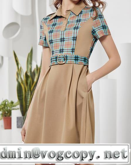 2019春夏も引き続きトレンド ベストはキレイめな印象に バーバリー BURBERRY ワンピース 3色可選