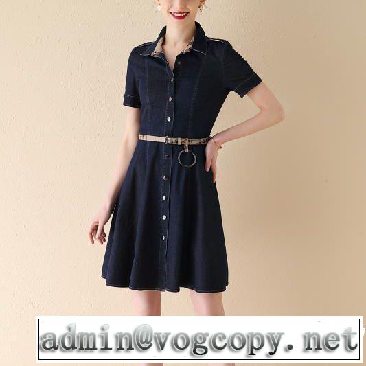 BURBERRY ワンピース 2019年の春夏に着たい 大胆なデザイン 大人カジュアル上手に バーバリー