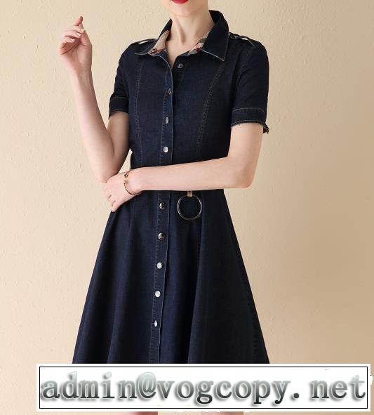 BURBERRY ワンピース 2019年の春夏に着たい 大胆なデザイン 大人カジュアル上手に バーバリー