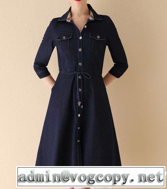 【2019年】夏のファッション バーバリー BURBERRY ワンピース 大胆にデザインオシャレ新品