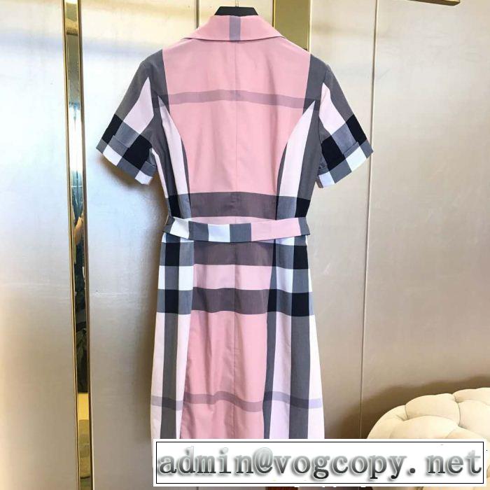 2019春夏も引き続きトレンド 大人のこなれた着こなし バーバリー BURBERRY ワンピース 多色可選