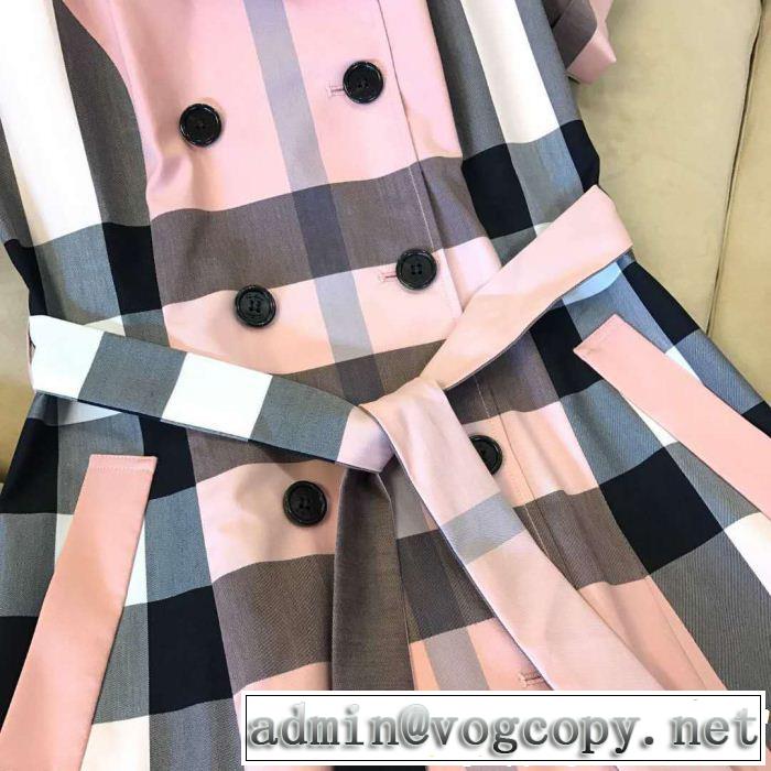 2019春夏も引き続きトレンド 大人のこなれた着こなし バーバリー BURBERRY ワンピース 多色可選