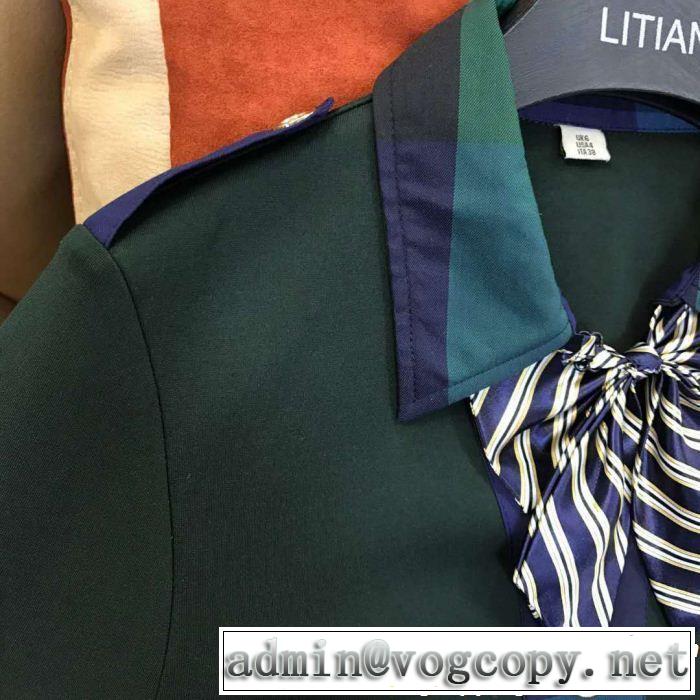 バーバリー BURBERRY ワンピース 4色可選 2019春夏も引き続きトレンド 甘過ぎず大人な印象に