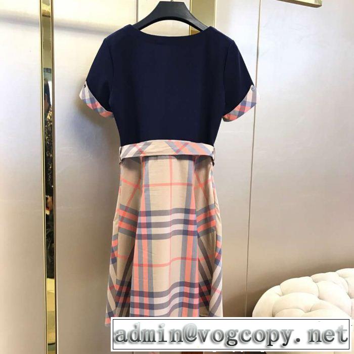 ワンピース 4色可選 2019春夏人気トレンドアイテム 定番のスタイル春夏限定 バーバリー BURBERRY
