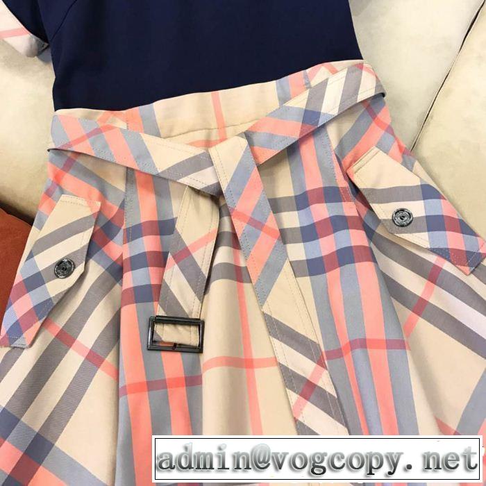 ワンピース 4色可選 2019春夏人気トレンドアイテム 定番のスタイル春夏限定 バーバリー BURBERRY