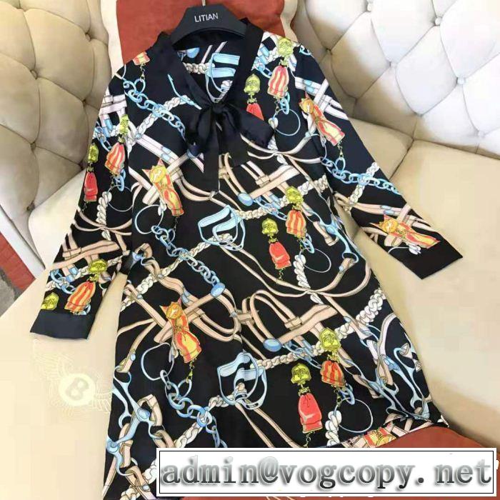 2019年春夏流行ファッション 今期のトレンド定番アイテム エルメス HERMES ワンピース 2色可選