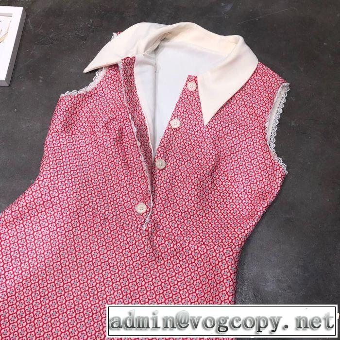 2019夏ファション新品 ミュウミュウ MIUMIU ワンピース 絶妙にオシャレ人気アイテム 今人気の秘訣