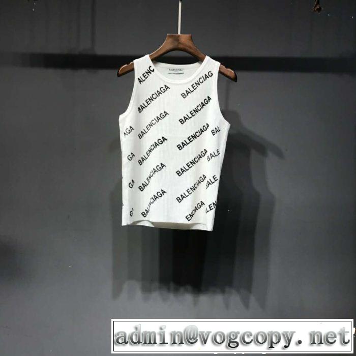 2019年春夏流行ファッション 今季のトレンド人気新作 BALENCIAGA バレンシアガ 半袖Tシャツ 3色可選