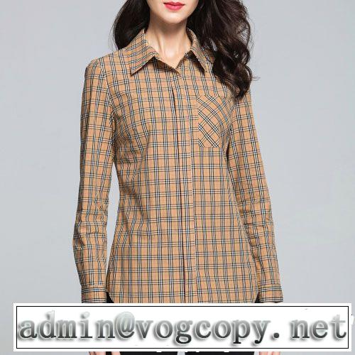 2019春夏も引き続きトレンド 新作コレクションを見る BURBERRY バーバリー 長袖 シャツ レディース