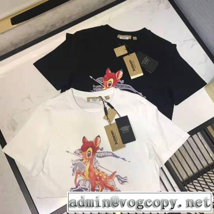 BURBERRY バーバリー 半袖Tシャツ 2色可選 2019SSのトレンド商品 夏おすすめ人気ブランドアイテム