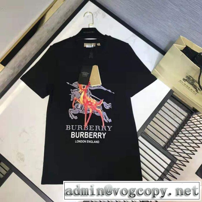 BURBERRY バーバリー 半袖Tシャツ 2色可選 2019SSのトレンド商品 夏おすすめ人気ブランドアイテム