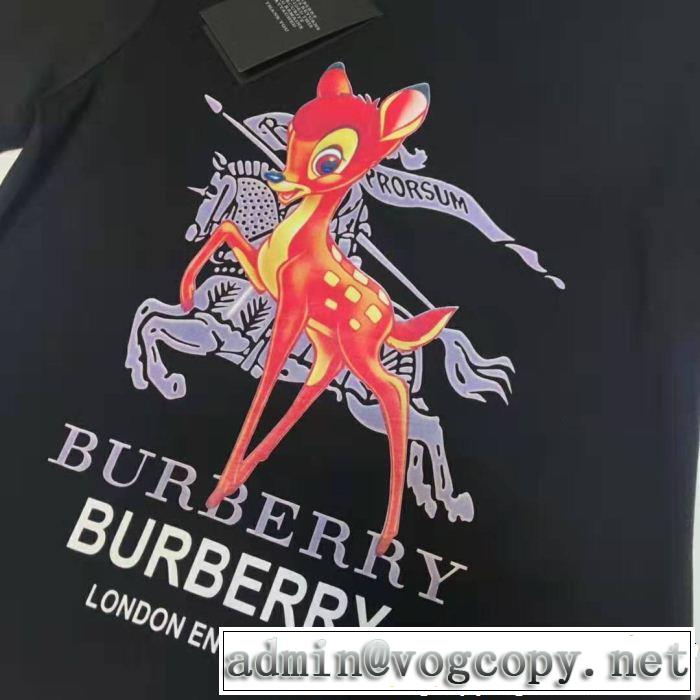 BURBERRY バーバリー 半袖Tシャツ 2色可選 2019SSのトレンド商品 夏おすすめ人気ブランドアイテム