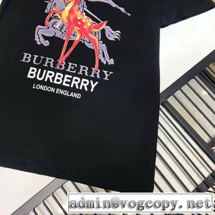 BURBERRY バーバリー 半袖Tシャツ 2色可選 2019SSのトレンド商品 夏おすすめ人気ブランドアイテム