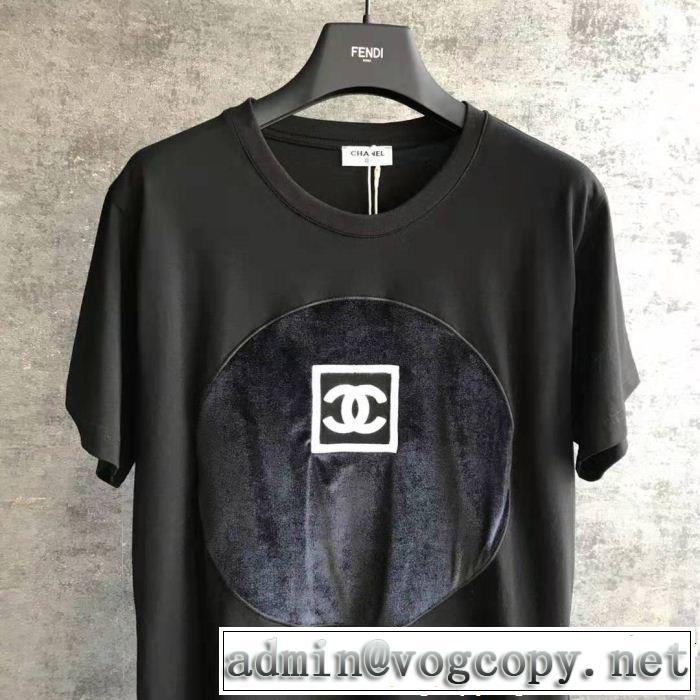 CH CH 半袖Tシャツ 3色可選 2019春夏も引き続きトレンド 今年春夏ファション流行り