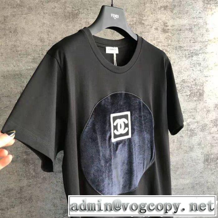 CH CH 半袖Tシャツ 3色可選 2019春夏も引き続きトレンド 今年春夏ファション流行り