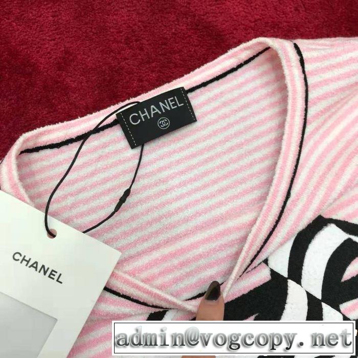 夏らしい季節感 CH CH 半袖Tシャツ 2019春夏人気トレンドアイテム 大人っぽく着こなし