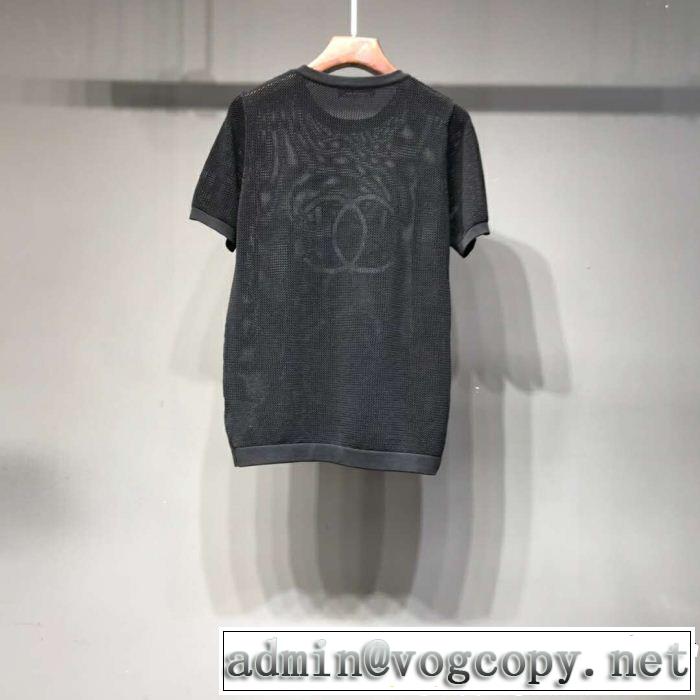 今季流行りの人気新作 2019即旬な装いに 季節感をプラス人気商品 CH CH 半袖Tシャツ 2色可選